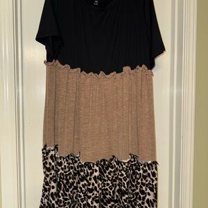 SHEIN Black Elegant Dress